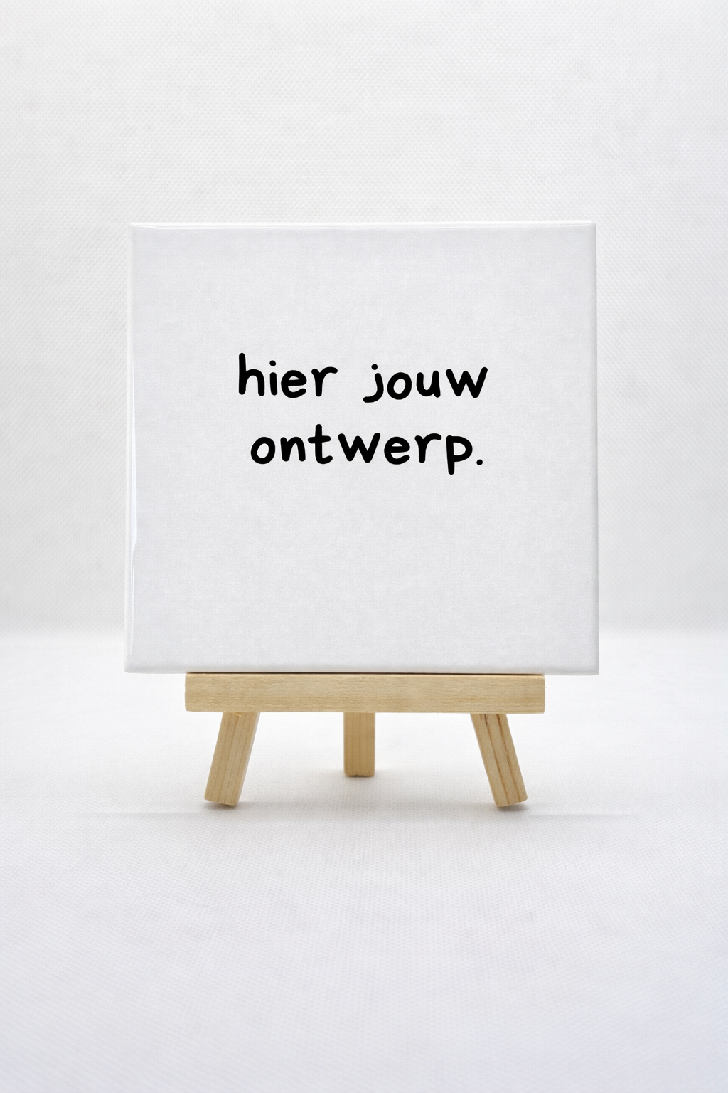 Eigen ontwerp tegeltje 10,8x10,8 cm